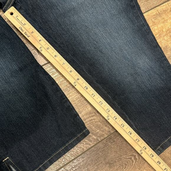 NWT NYDJ Women's Plus Size Crop Jeans Dark Wash Size 14W - Picture 3 of 7